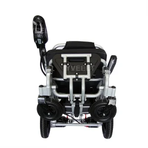 Cerebral Palsy Travel Portable Lightweight Folding Aluminum Electric Power Wheelchair with 24V Motor