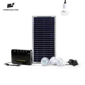 أطقم الطاقة الشمسية المحمولة مع 4lights