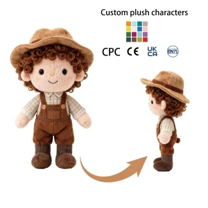 CPC CE UKCA EN71 Farm Themed Custom Peluches Plush Stuffed Doll for Kids Gift