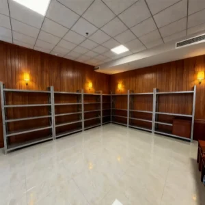 Automotive Tire Storage System with Welded Heavy Duty Frame and Permanent Wall Bracing