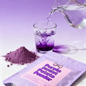 High Fiber Sugar-Free Ube Powder Natural Purple Sweet Potato Fruit Extract Low-Calorie Supplement for Functional Vacuum Packed