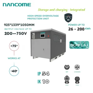 محطة شحن كهربائية متنقلة لتخزين الطاقة DC 141kwh