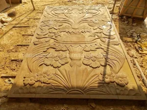 Sculpture Carving Relievo Decoration Sandstone Wall Panel