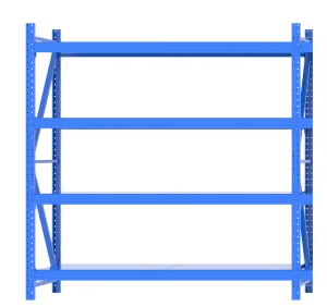 High-Density Boltless Adjustable Light Duty Longspan Steel Industrial Rack Storage Shelves Prefab Warehouse Corrosion Protection