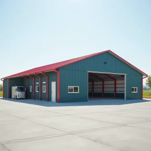 Custom Strong Wind Resistant Large Span Prefabricated Warehouse Construction Industrial Building with Free Design Specifications