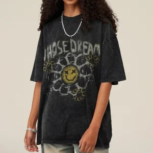 Hot Sell Streetwear Heavy Industry Water Washed Drop Shoulder Clothes