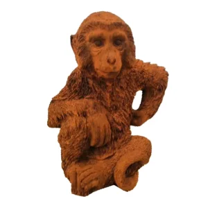 The Exquisite Monkey Cast Iron Sculpture in The Garden