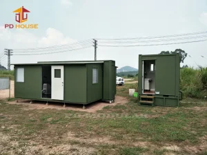 Alojamento para trabalhadores de casa knock down para acampamento de mineração casa prefab