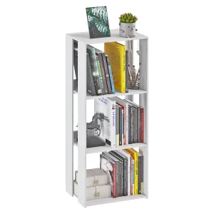 Small PVC Storage Organizer Rack Bookshelf for Bedroom Living Room Office