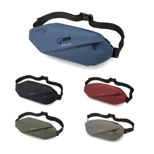 Bolso de cintura impermeable cruzado para hombres y mujeres, mochila deportiva de mezclilla con correa ajustable