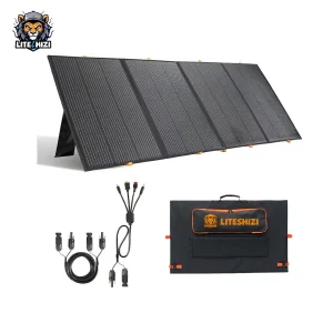 Multifunction OEM 400W Outdoor Solar Portable Power Station with Panels Mobile Charger Waterproof Camping Foldable Solar Panels