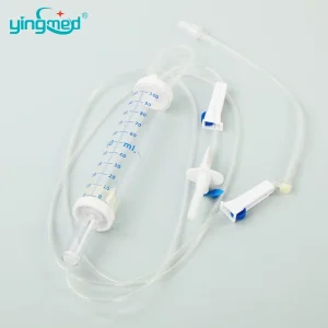 Juego de infusión pediátrico de bureta desechable de alta calidad 100ml 150ml ISO13485 CE