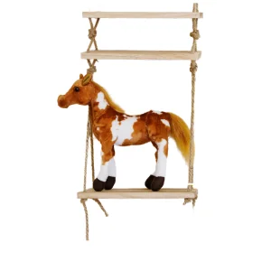 Simulation for Pony and Horse Plush Toy Sweat-Resistant Garden Model for Toy Swing Set for Foreign Trade Export