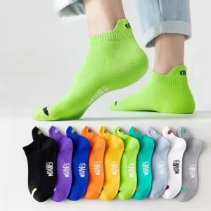 Summer Thin Ear Protection and Heel Protection Breathable Low Top Boat Socks Sweat Absorbing Mesh Popular New Design