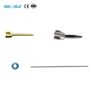 Geasure Premium CoCrMo 4.5 Polyaxial Pedicle Screw-Spine Implants for Spinal Fixation Class III 1 Year Warranty