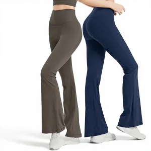 New Style Nude-Feel Flared Yoga Pants
