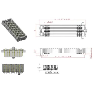 Wholesale Multi-Row Series - 1.27mm pitch