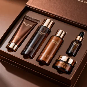 Luxury Cosmetic Packaging Set Jars and Dropper