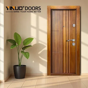 1.2mm Cold-Rolled Steel Security Door, En1630 Anti-Burglar, 5-Point Lock, Fob China