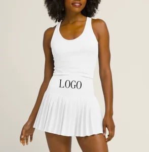 Logo Custom Pleated Mini Skirts Outdoor Sports Tennis Skirts Dry Fit Breathable Sexy Golf Pickleball Skort Wholesale