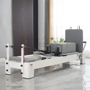 New Style Oak Wood Powder Coating Pilates Reformer Bed Professional Wood Pilates Reformer Machine Fitness Machine for Home and Studio Use or Commercial Resale