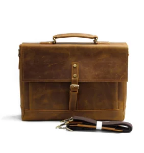 Vintage Brown Briefcase