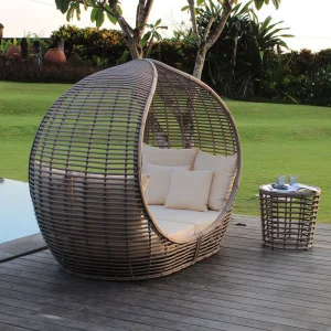Garden Aluminium Rattan Daybed
