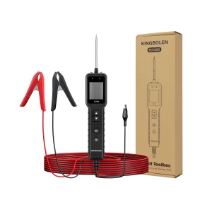 2026 New KINGBOLEN ECT300 Automotive Electrical Circuit Tester 12V 24V Car VoltageTest Power Probe Tester with 32FT Cable
