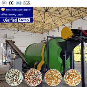 China Automatic NPK/BB Fertilizer Mixer Mixing Machine NPK20-20-20/25-15-15 Bulk Blending Fertilizer Production Line Supplier