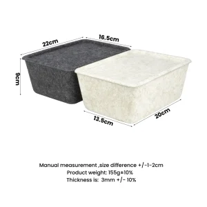 CE Certification Felt Storage Box Desk Drawer Organizer