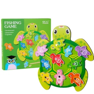 Juego de Pesca de Cartón de Madera