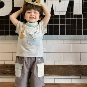Conjunto de verano para niños con camiseta para niños y ropa para bebés