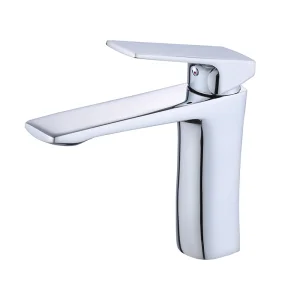 Kitchen Brass Finish Matte Silver Bathroom Basin Faucet Mixer Tap