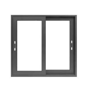 HELTON Modern European Standard Double Glass Aluminium Sliding Windows Swing Open Style Aluminum Alloy Frame for Villa House Use