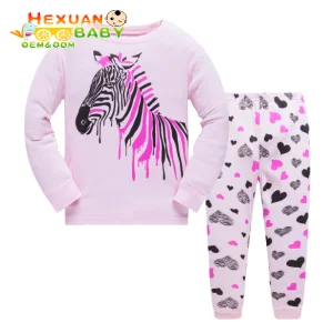 Pijamas infantiles unisex de algodón