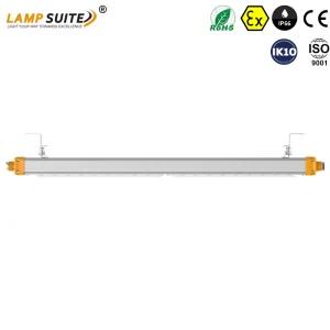 ATEX 50Hz 60Hz Luminária Linear LED à Prova de Explosão com Fonte de Alimentação de Emergência