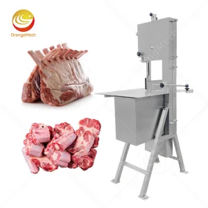 Máquina de Corte de Carne Elétrica Automática Comercial Pequena Portátil para Açougue com Serra de Osso