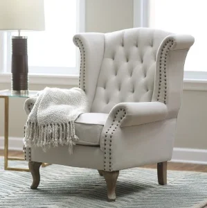 Recliner Lounge Chair Outdoor Balcony Bedroom Massage Fabric Wood