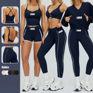 Roupas de Fitness para Atacado Vestuário Feminino 2PCS Conjunto Combinar