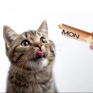 Cat Wet Treat Tuna Chicken Shrimp Lickable Squeezable Creamy Puree Cat Food and Snack Vitamin Taurine 45 Tubes 3 Flavors