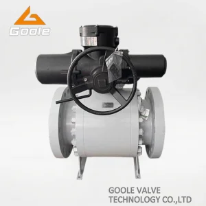 3PCS Electric Actuated Forged Steel Fixed Ball Valve