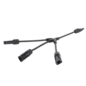 Wspvy3 IP67 6mm 1500V 1000VDC 30A موصل مك للماء 3-in-1 Y3 Y4 كابل تمديد فرعي للطاقة الشمسية من ABS