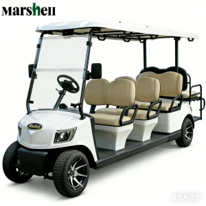 Marshell 8 Seater Electric Golf Cart 4 Wheel Electric Lifted Golf Car Sightseeing Golf Car Golf Buggy Golf Carts (DG-M6+2)