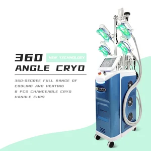 Fat Freezing Weight Loss Cellulite Removal Cryolipolisis Apparatus Big Handles 360 Cryo Slimming Machine