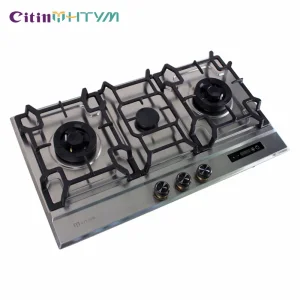 Smart Hob 5.0kw Kitchen Gas Stove with High-Performance Features Stainless Steel Gas Hob