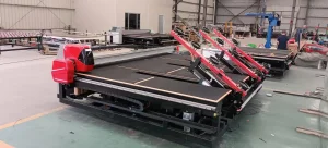Dual-Laser Alignment Glass Cutting Table