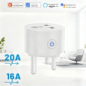 Adaptador de Plugue Inteligente Tuya