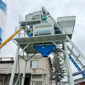 Forced Mini Concrete Batching Plant Concrete Mixing Plant Construction High Quality Durable Customizable