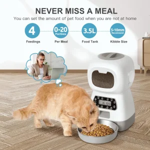 Voice Recording Playback Smart Pet Feeder