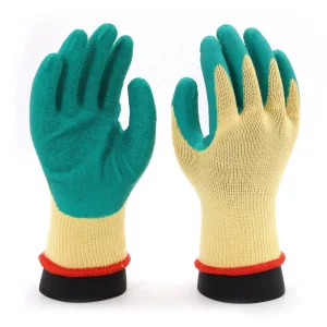 Exquisite Workmanship Crinkle Latex Coated Safety Labor Work Gloves with CE Certificate